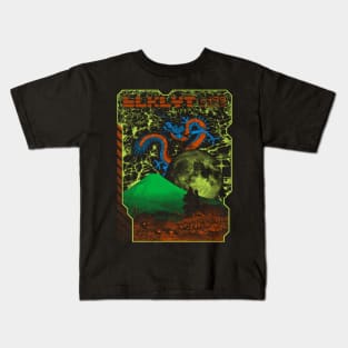 BLKLYT/10 - DRAGON MOON Kids T-Shirt